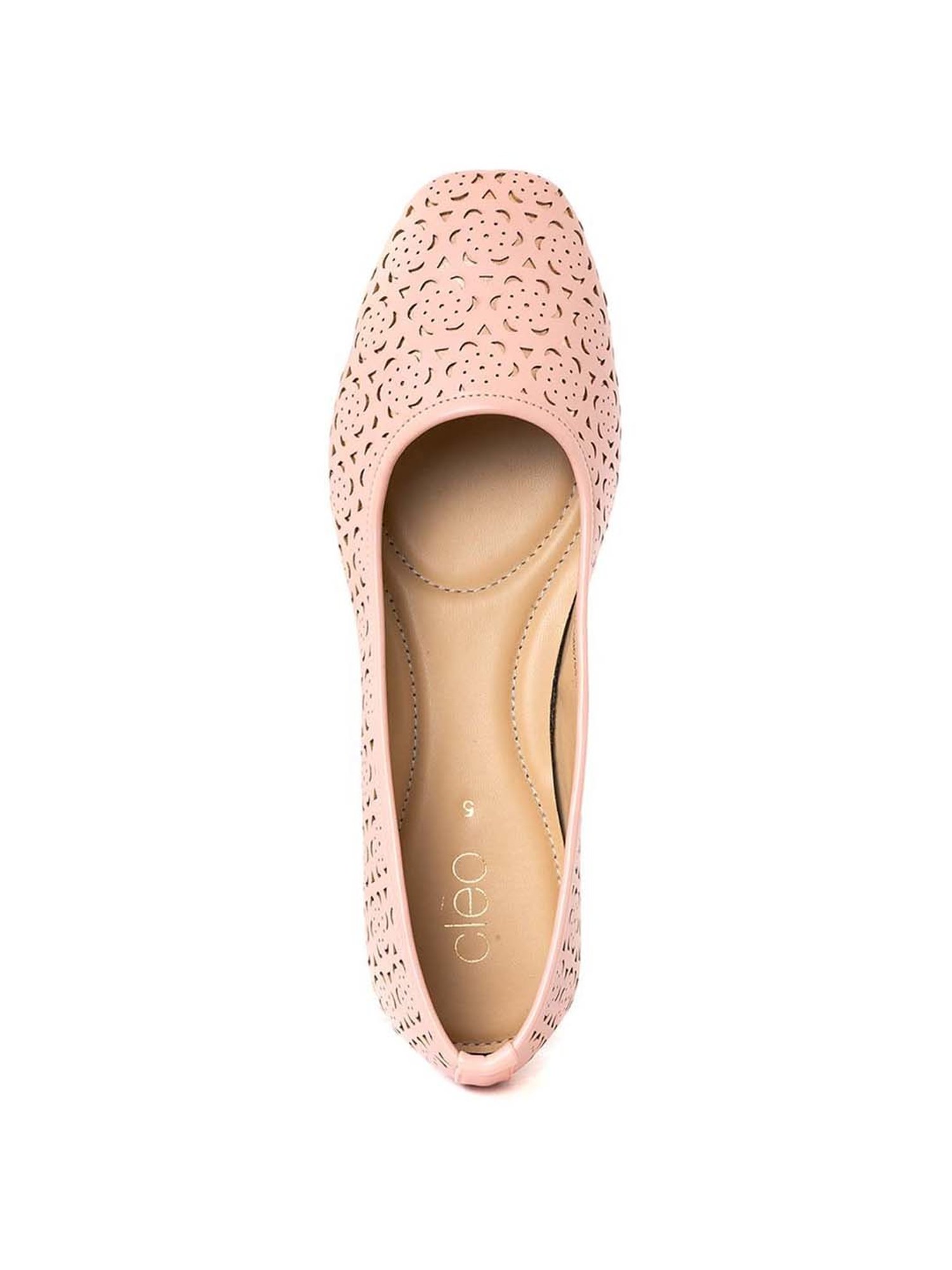 Cleo by Khadims Women's Pink Flat Ballets