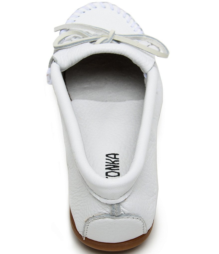 Minnetonka Deerskin Kilty Moccasins