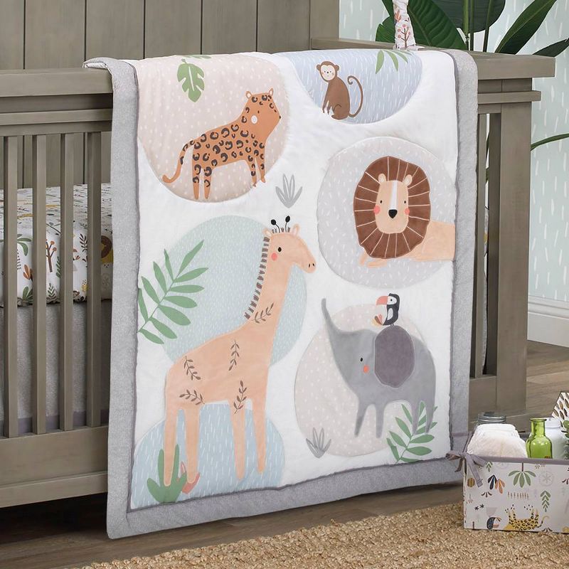 NoJo Jungle Trails Crib Set - 4pc