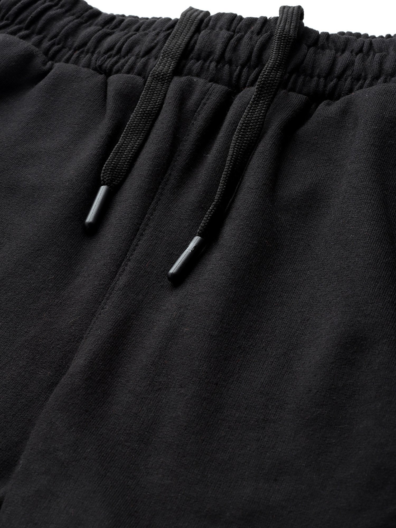 ALCIS Black Slim Fit Sports Shorts