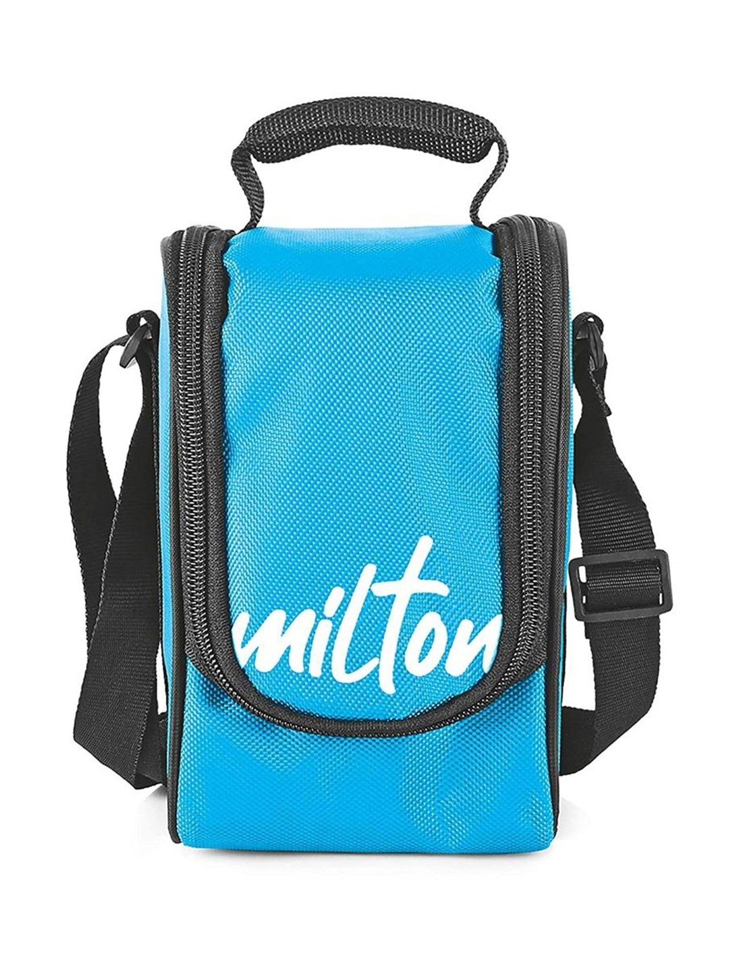 Milton Cyan Blue Stainless Steel Lunch Box With Bag