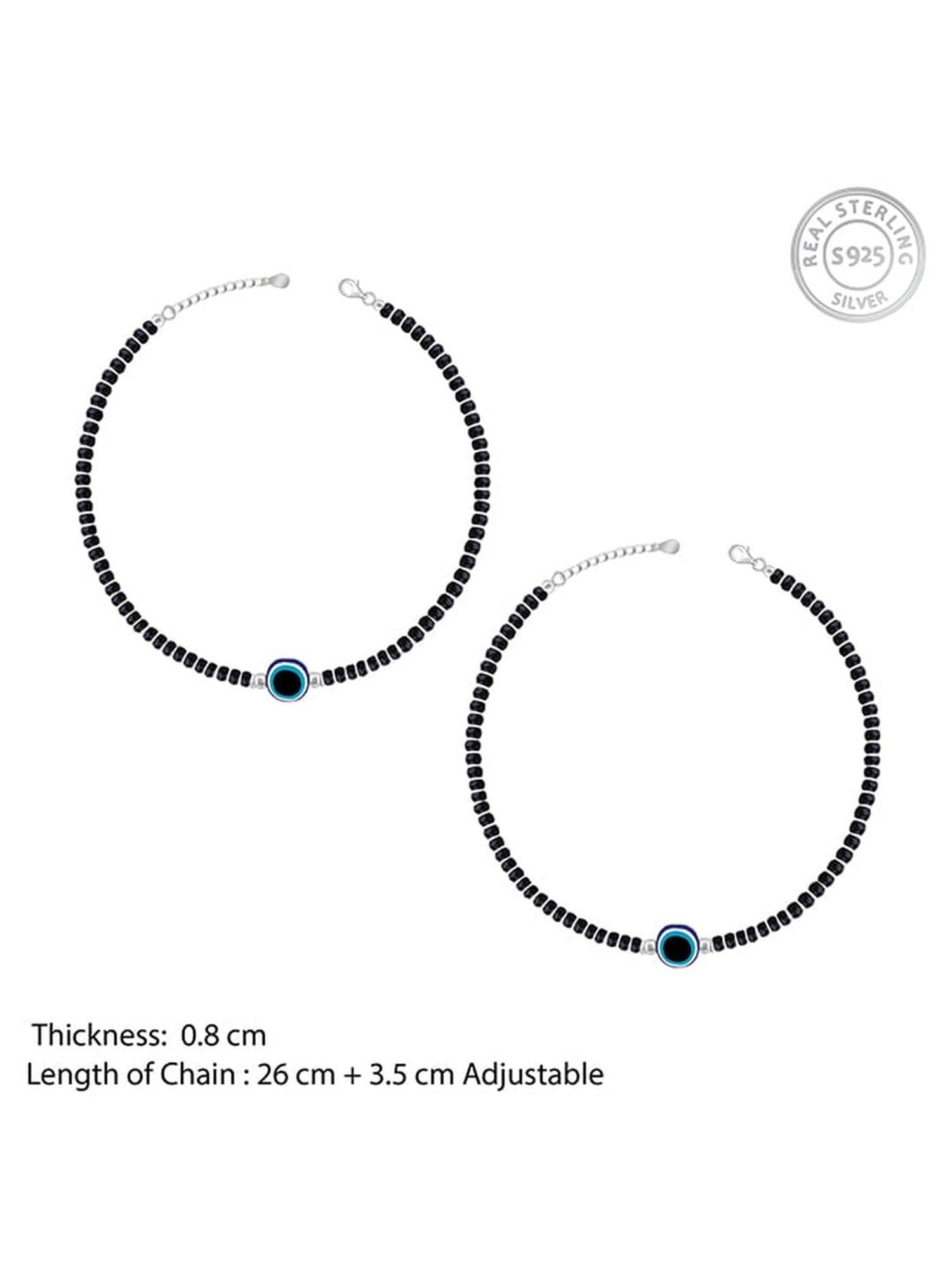 Silberry 92.5 Sterling Silver Isabelle Anklet