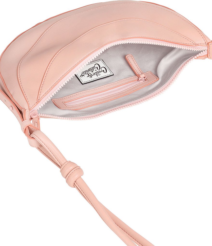 COACH Originals Swinger Nylon and Pebble Leather Shoulder Bag