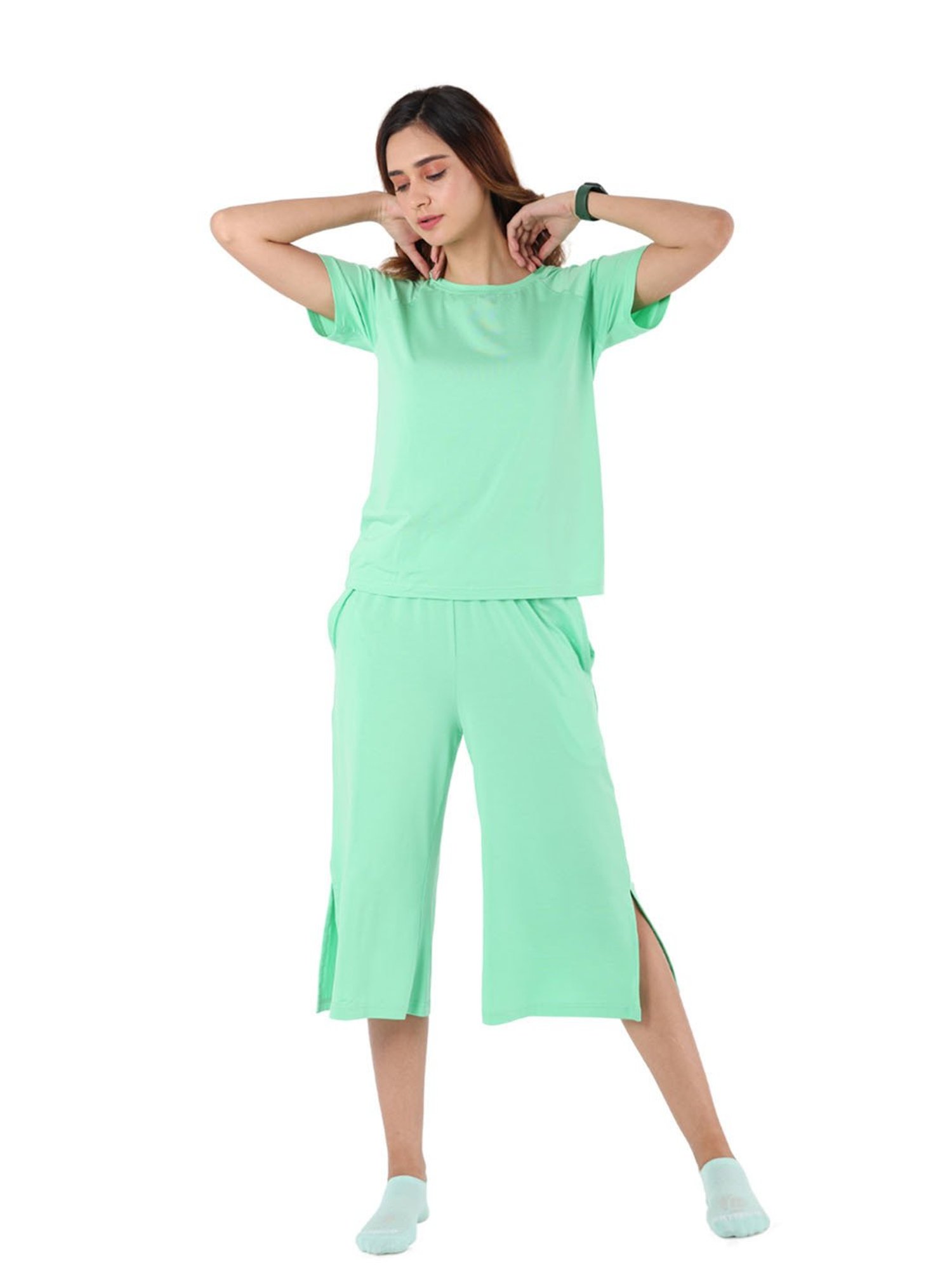 Nite Flite Mint T-Shirt With Capris