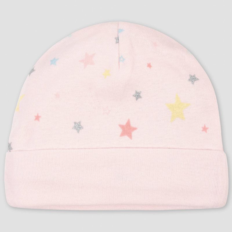 Gerber Baby Girls' 5pk Rainbow Caps - Green