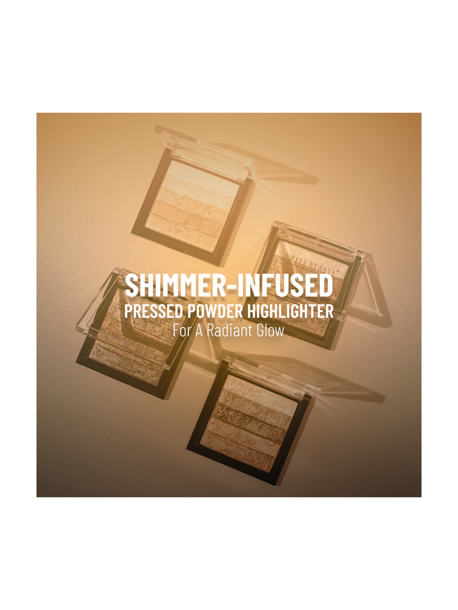 SWISS BEAUTY Brick Highlighter 2 - 7 gm