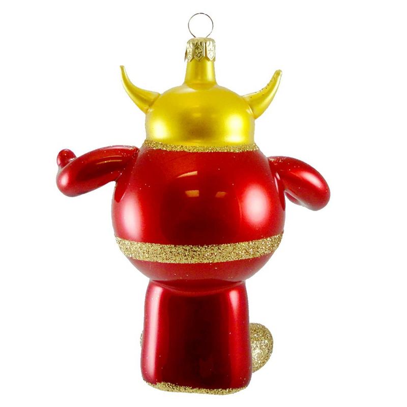 Italian Ornaments Alien With 3 Eyes Ornament  -  Tree Ornaments