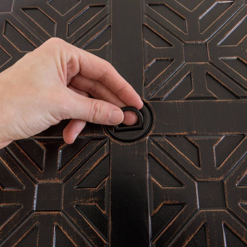 Dynasty Rectangle Aluminum LPG Fire Pit - Fire Sense