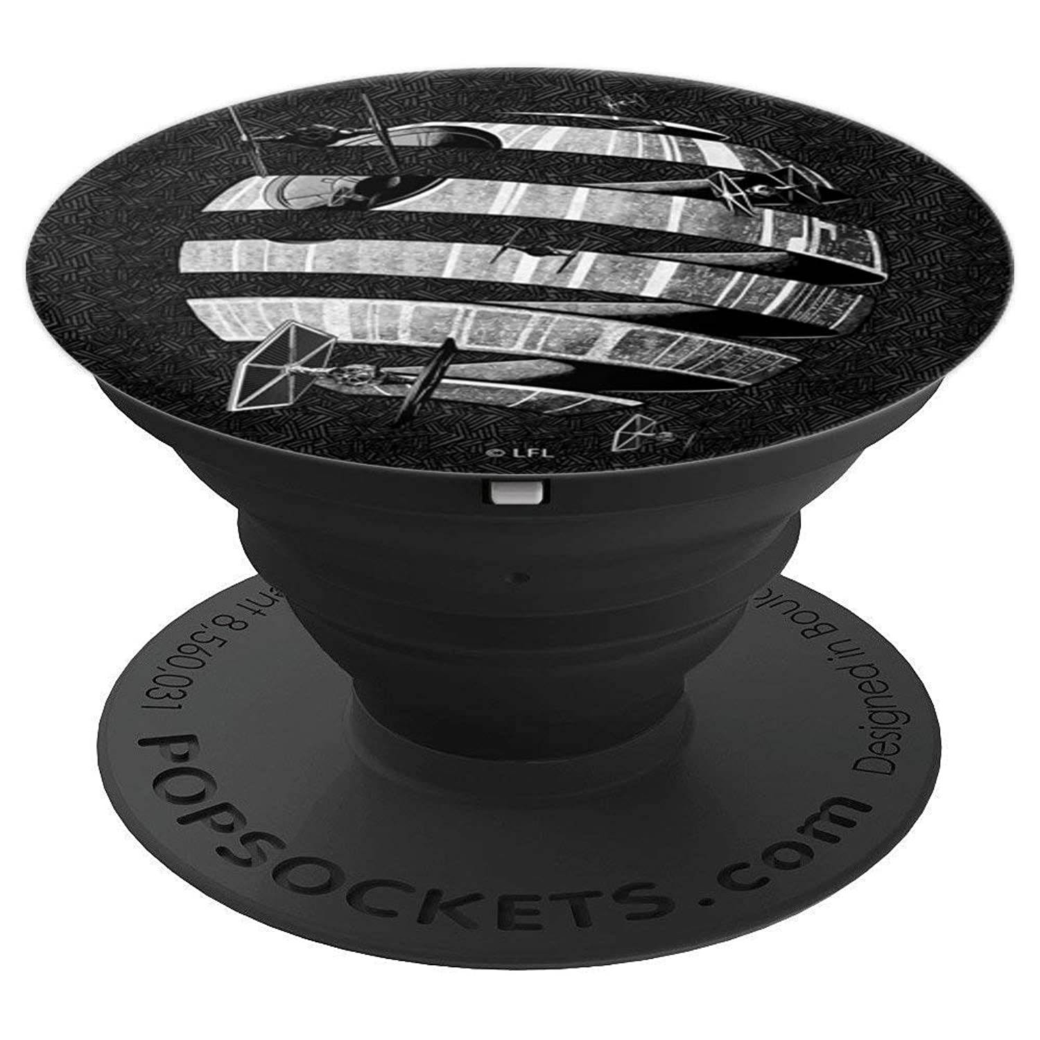 Star Wars Death Star Stylized PopSockets Grip and Stand for Phones and Tablets