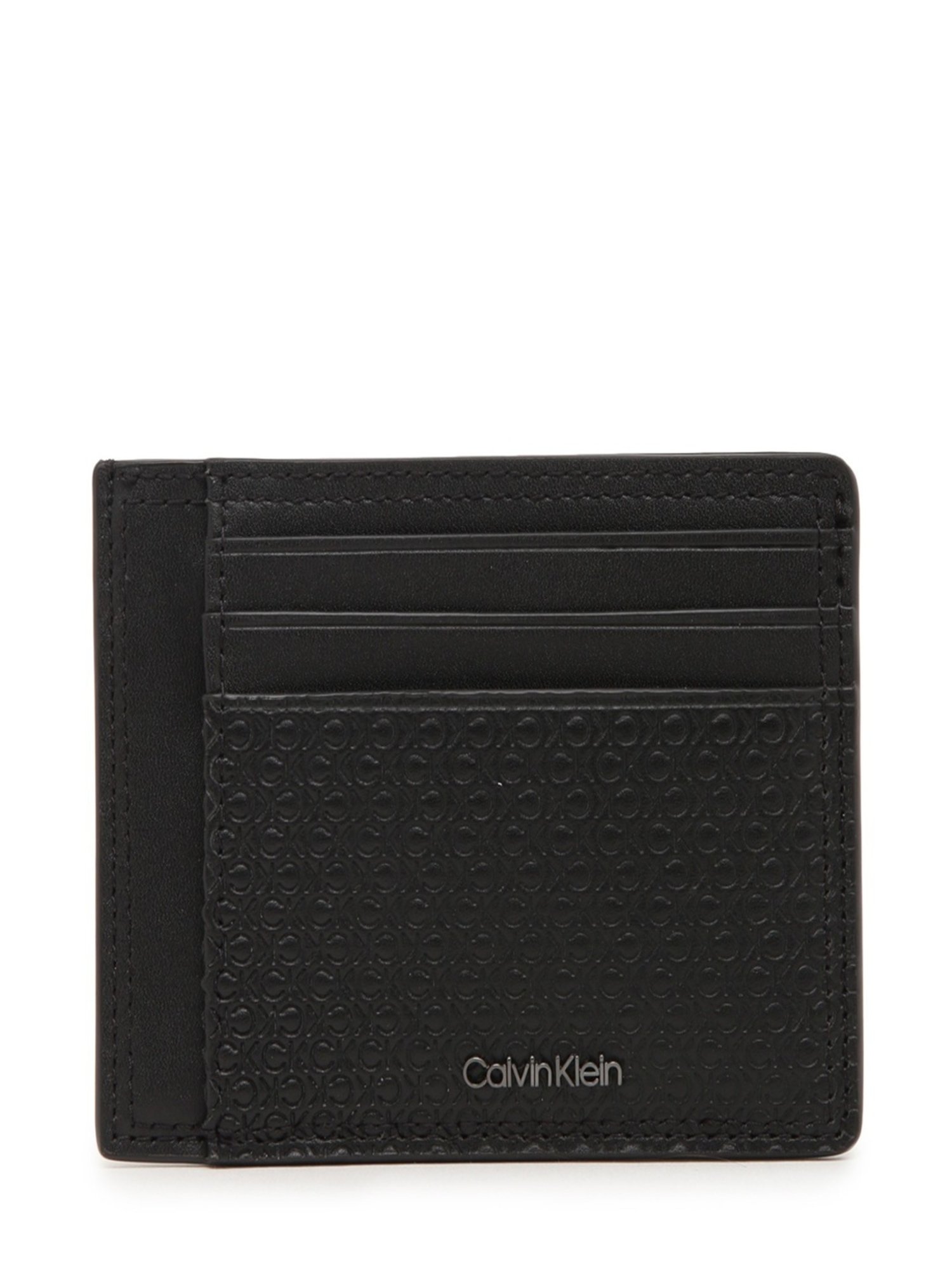 Calvin Klein Black Logo Card Case