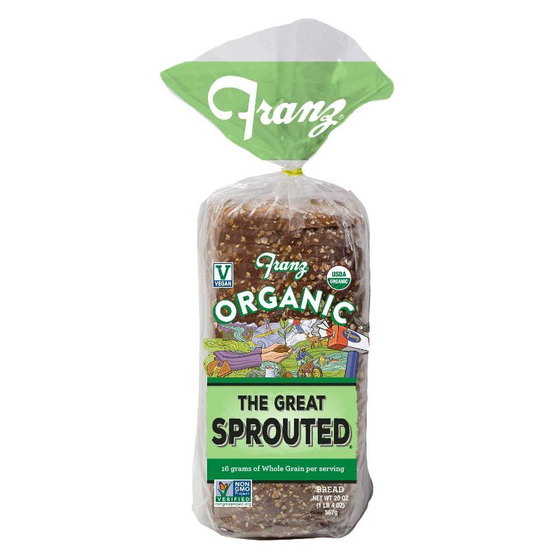 Franz Organic The Great Sprouted Bread - 20oz