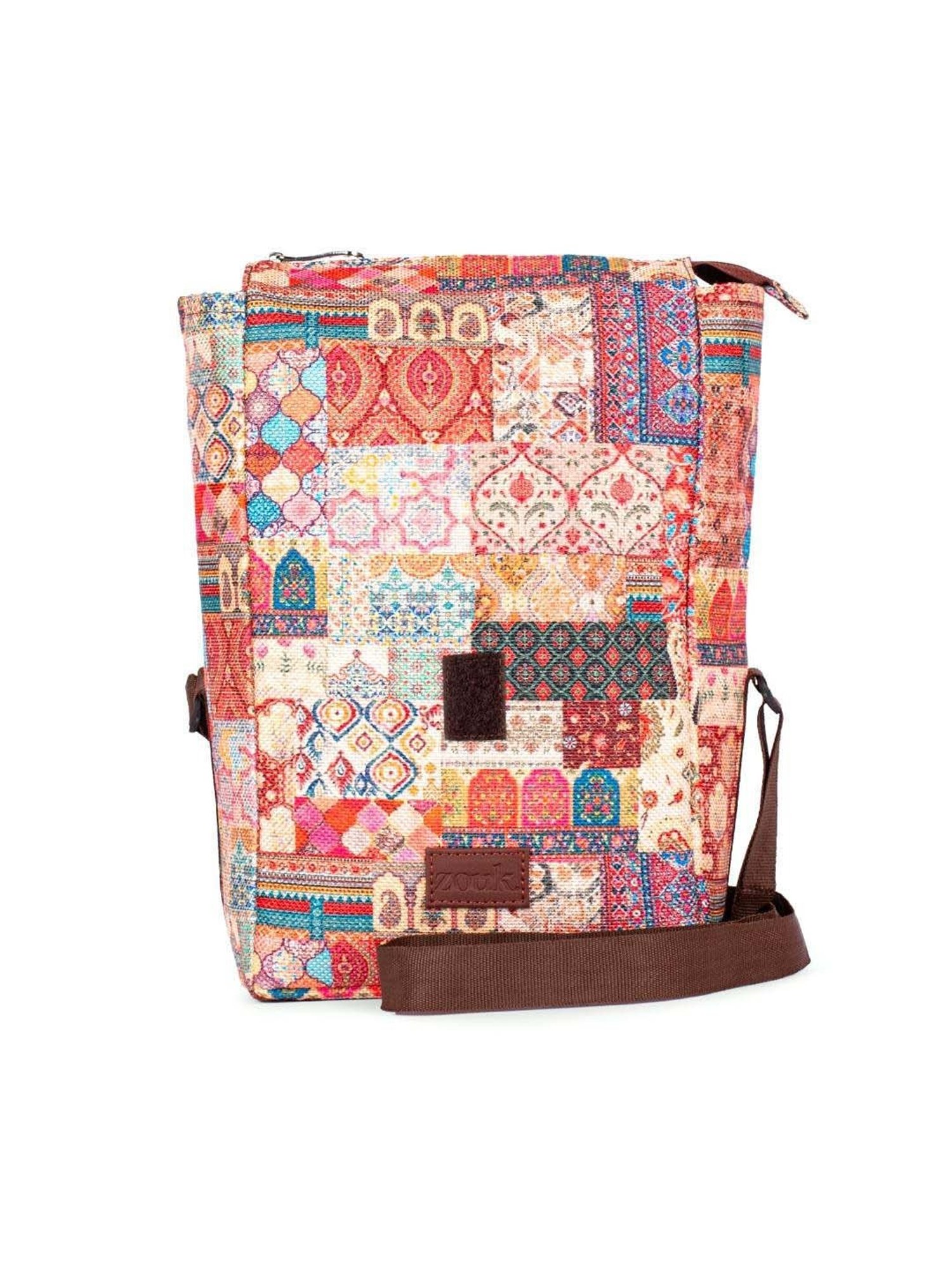 ZOUK Multicolor Printed Handbag