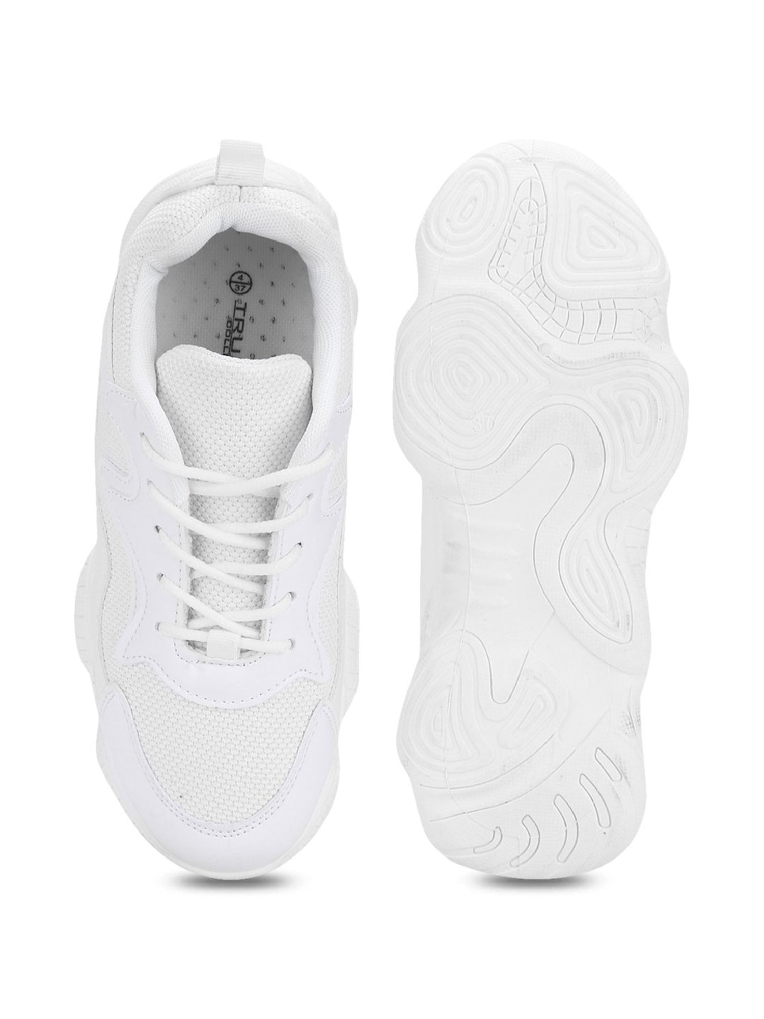 Truffle Collection White Casual Sneakers