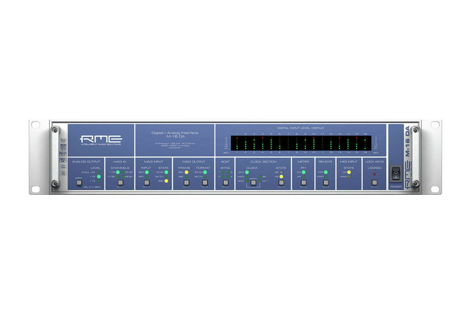RME M-16 DA 16-Channel High-End Analog to MADI/ADAT Converter | Pro Audio LA