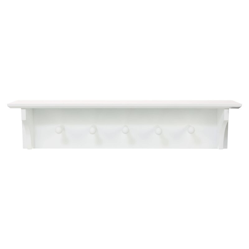 Decorative Wall Shelf - Simple White