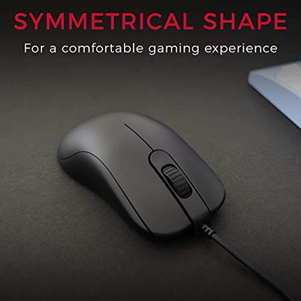 BenQ Zowie S1 Symmetrical-Short Gaming Mouse for Esports (Medium)