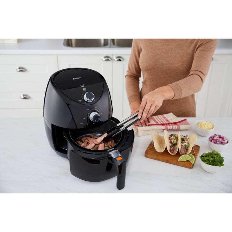Oster Titanium-Infused DuraCeramic 3.3qt Air Fryer - Black