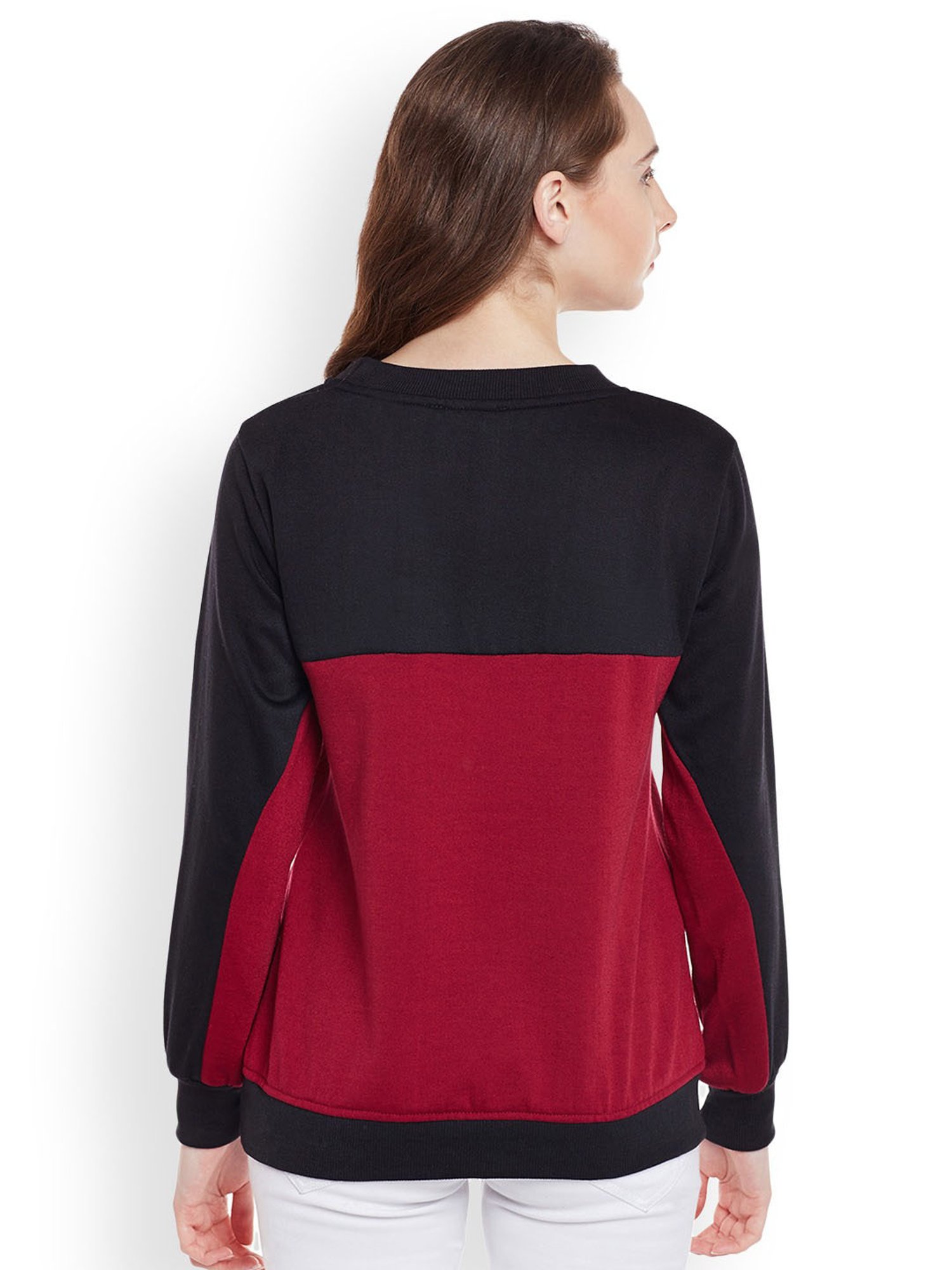 Belle Fille Black Full Sleeves Sweatshirt