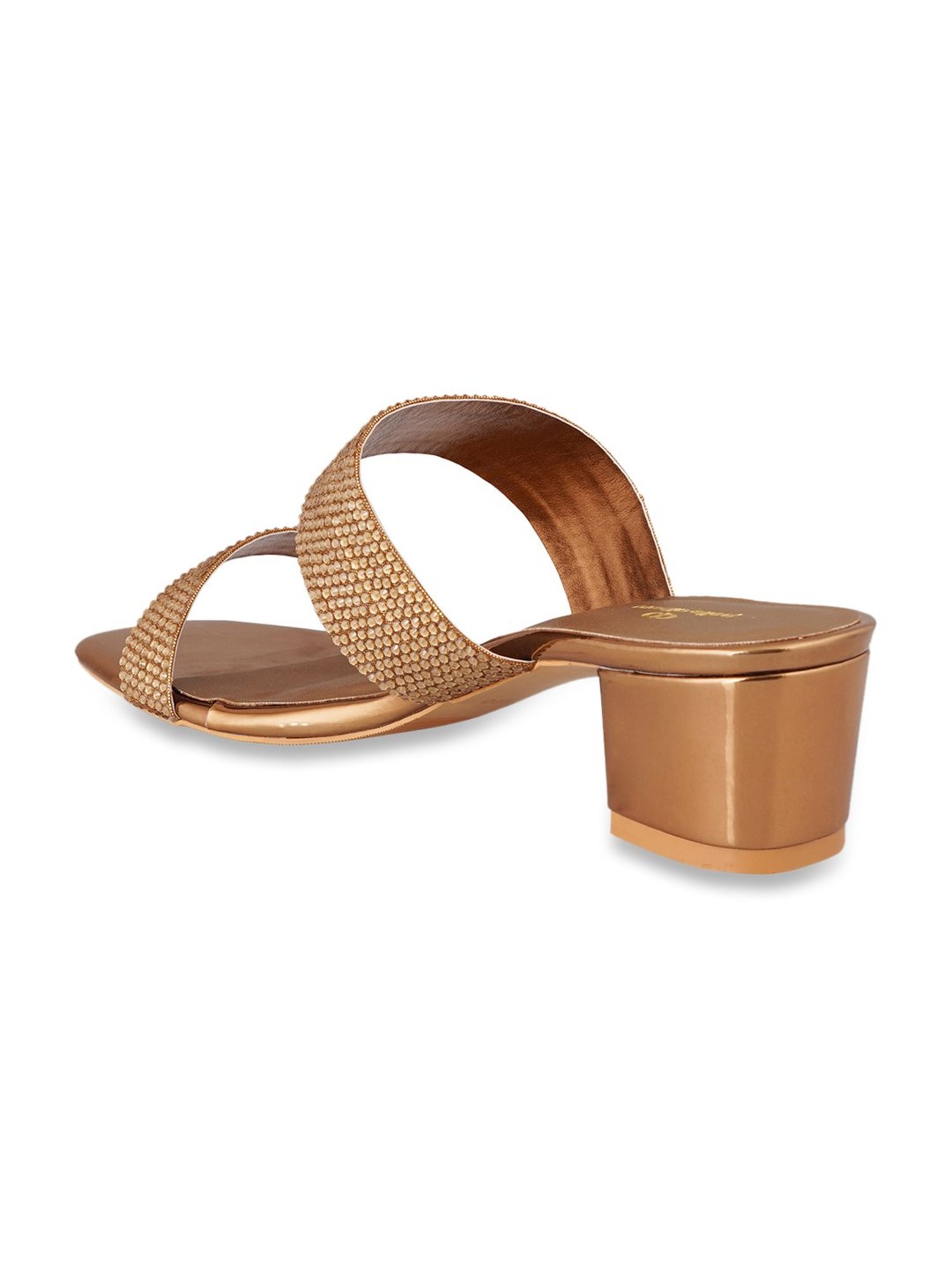 Pelle Albero Women's Antique Gold Ethnic Sandals