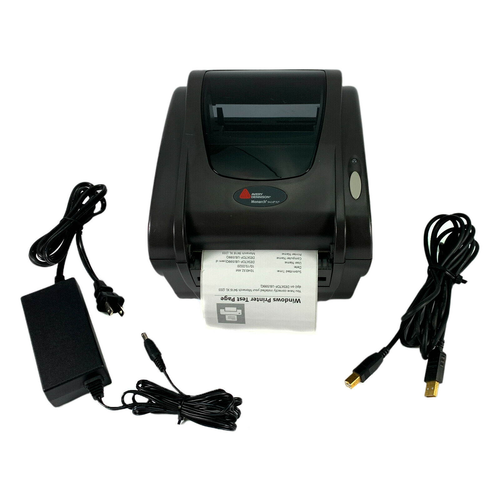Avery Dennison Monarch 9416XL POS Compact Direct Thermal Label Printer Barcode with AC Adapter + USB cable