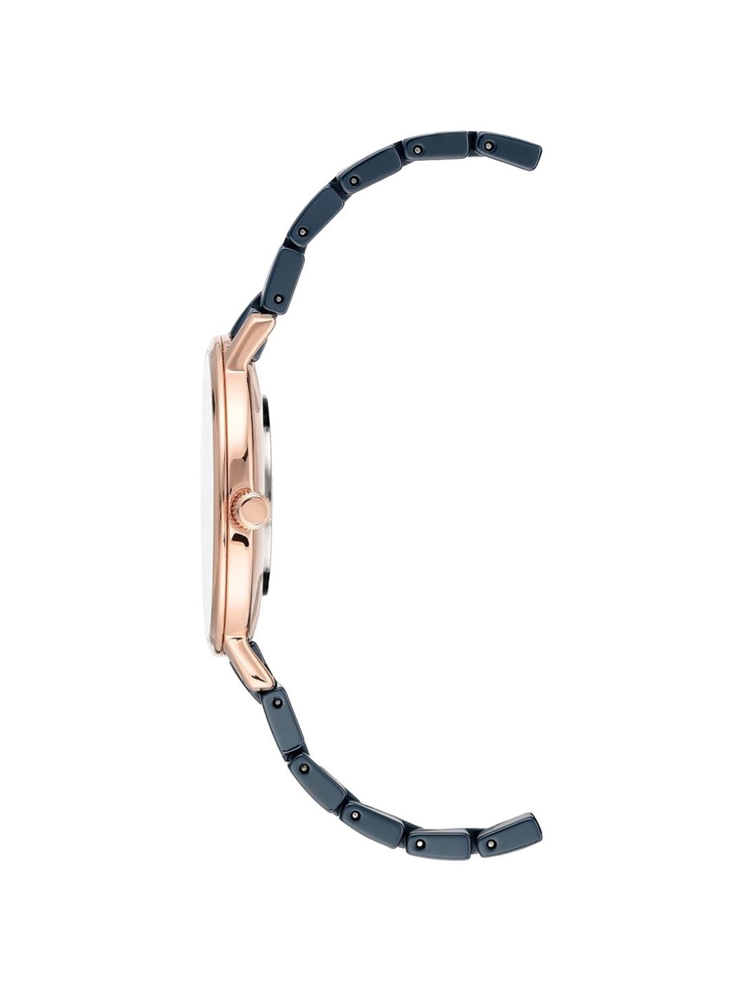 Anne Klein NCAK3718NVRG Analog Watch for Women