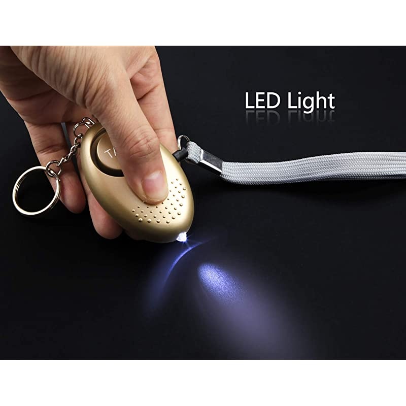 Alarm for Women, 10 Pack 140DB Emergency Self-Defense Security Alarm Keychain with LED Light for Women Kids and Elders