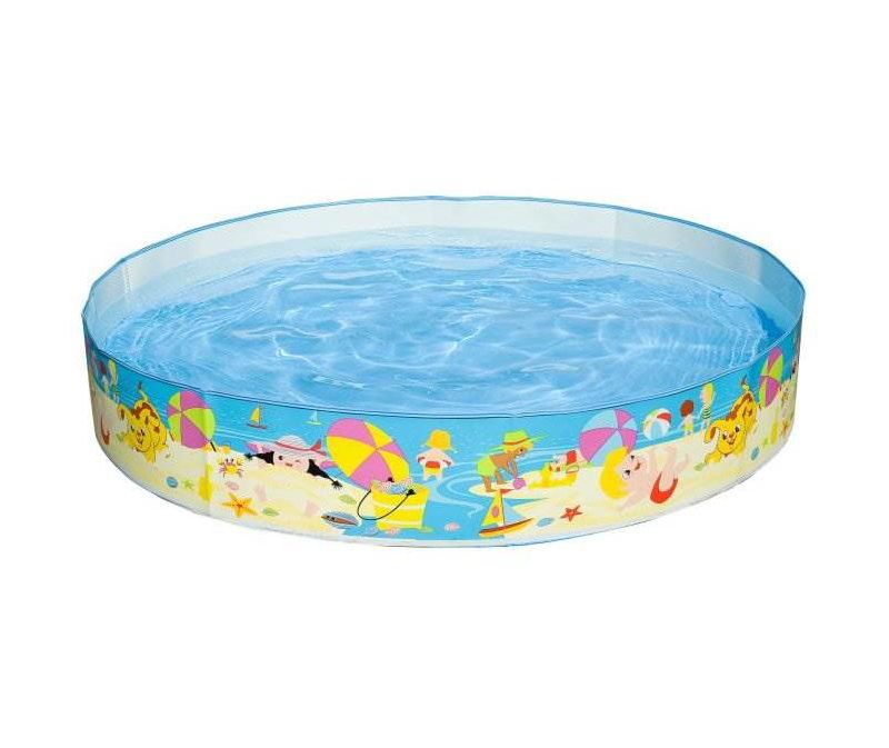 Intex 28206EH 10 Feet x 30 Inch Metal Frame Outdoor Backyard Above Ground Circular Beachside Swimming Pool with Pool Care 3 Inch Chlorine Tabs, 50 lbs