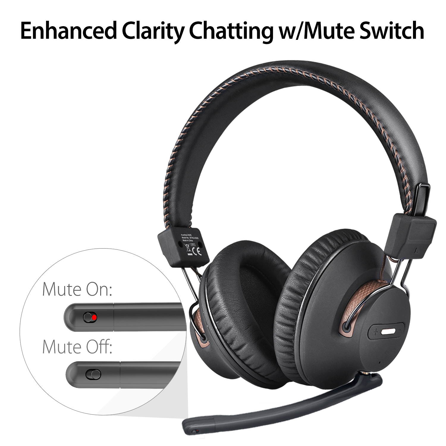 Avantree Bluetooth 5.0 USB C Audio Transmitter & Wireless Gaming Headphones Set for Nintendo Switch, PC Desktop Computer, Plug & Play, Chat & Music Simultaneously, No Delay, 40hrs Play Time - C519M