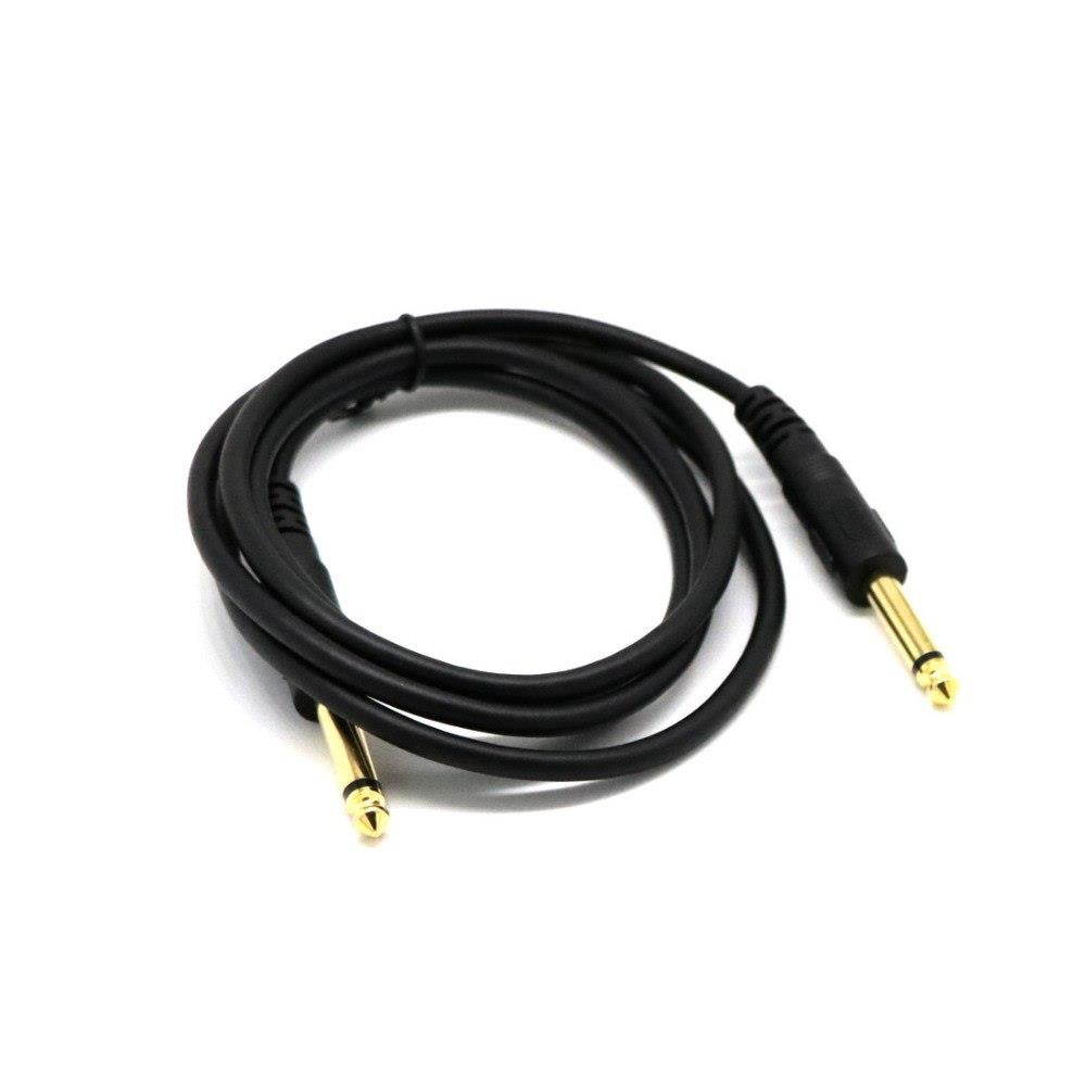 Male to Male 1.5m Premium 6.35mm Mono Jack 1/4" TS Cable Unbalanced Guitar Patch Cords/Instrument Cable Male to Male 1.5m M.27