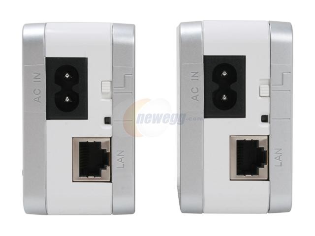 Powerline G.hn Powerline Adapter | Pass-Through Outlet | 1200Mbps | 2-Unit Kit | (GPL-1200PT-KIT)