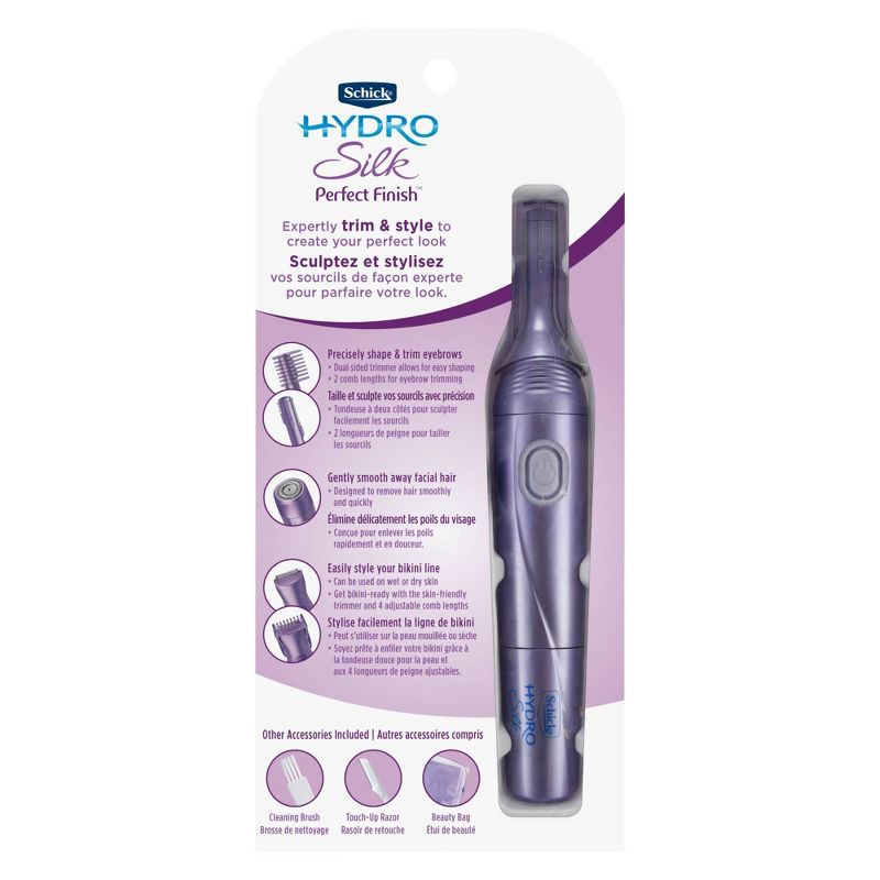Hydro Silk Perfect Finish 8-in-1 Trimmer Grooming Kit for Women
