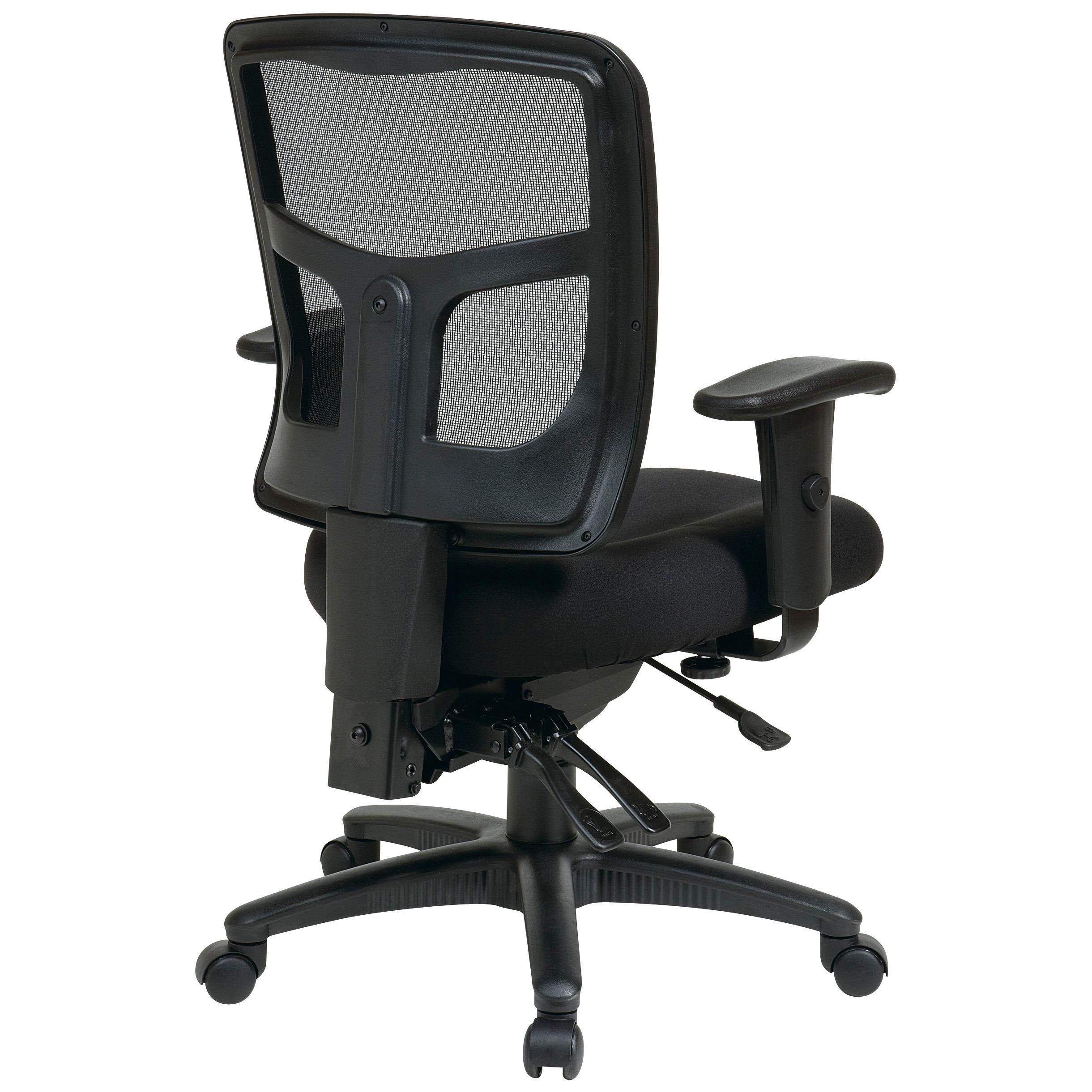 Global Leather Task Chair, Black (8993BK450/550) 