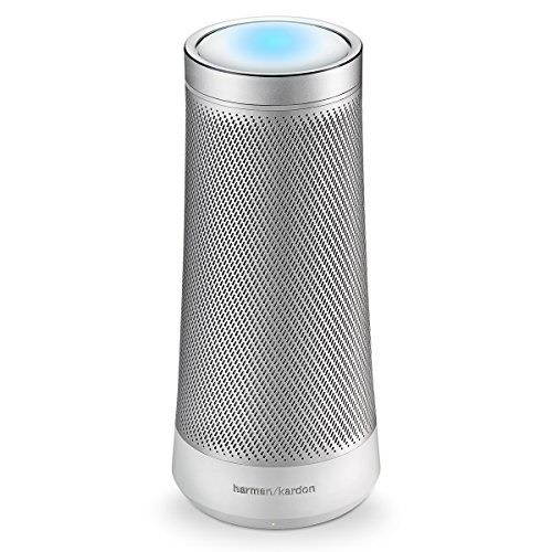 Harman Kardon INVOKE Voice-Activated Speaker with Cortana HKINVOKESILAM (Silver)