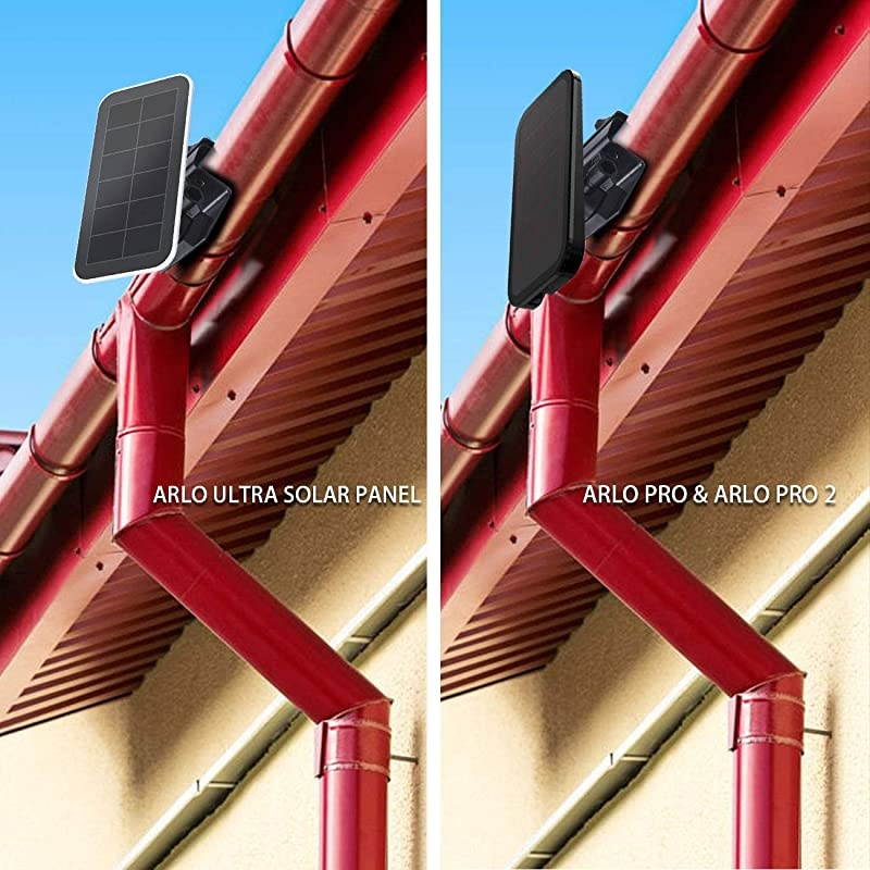 Mount for Arlo Solar Panel/Arlo Pro 3 Solar Panel/Arlo Ultra Solar Panel/Arlo Essential Solar Panel/Arlo Pro 4 Solar Panel/Reolink Solar Panel(1-Pack,White)