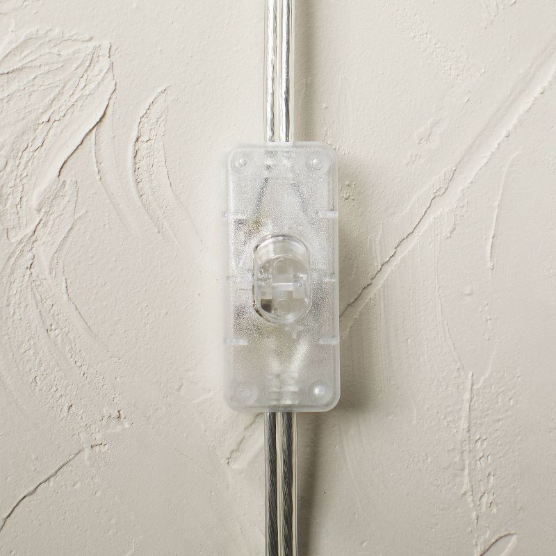 Woven Sconce Natural with Trim (Includes Light Bulb) Brown - Opalhouse™ designed with Jungalow™