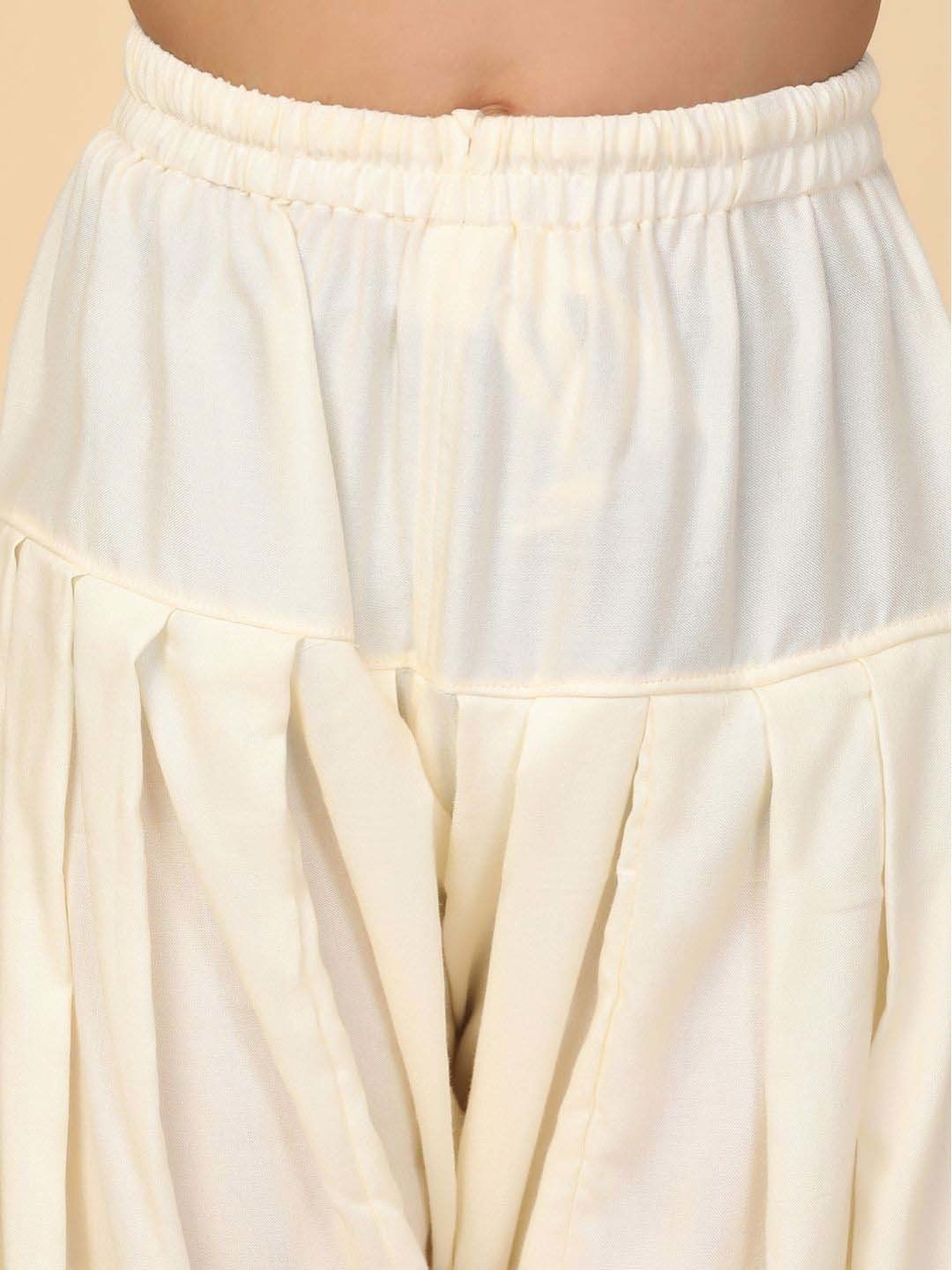 KISAH Kids Blue & White Printed Full Sleeves Kurta Set