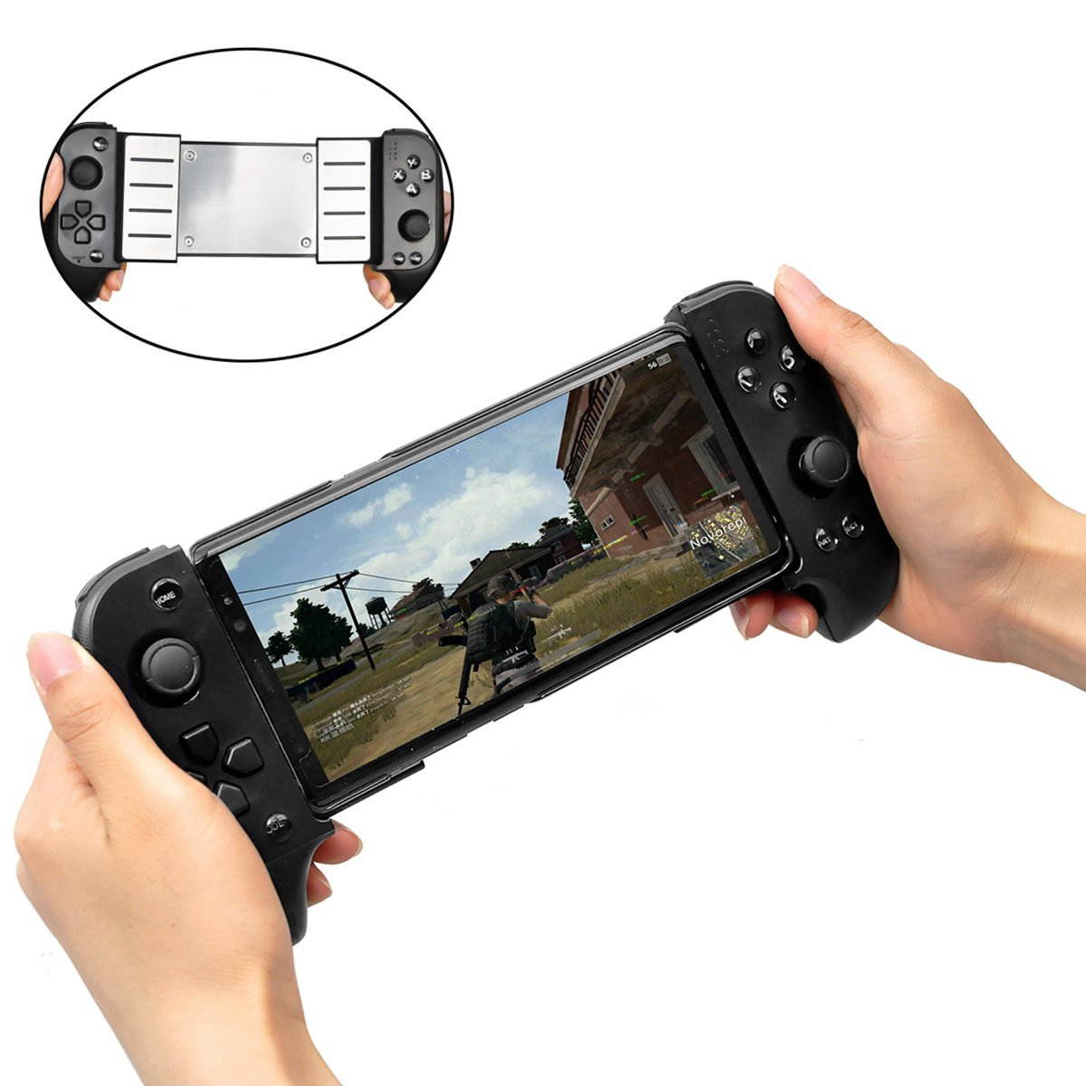 KuWfi Game-2 Wireless Bluetooth Controller Gamepad Telescopic Shock Connecting Joystick