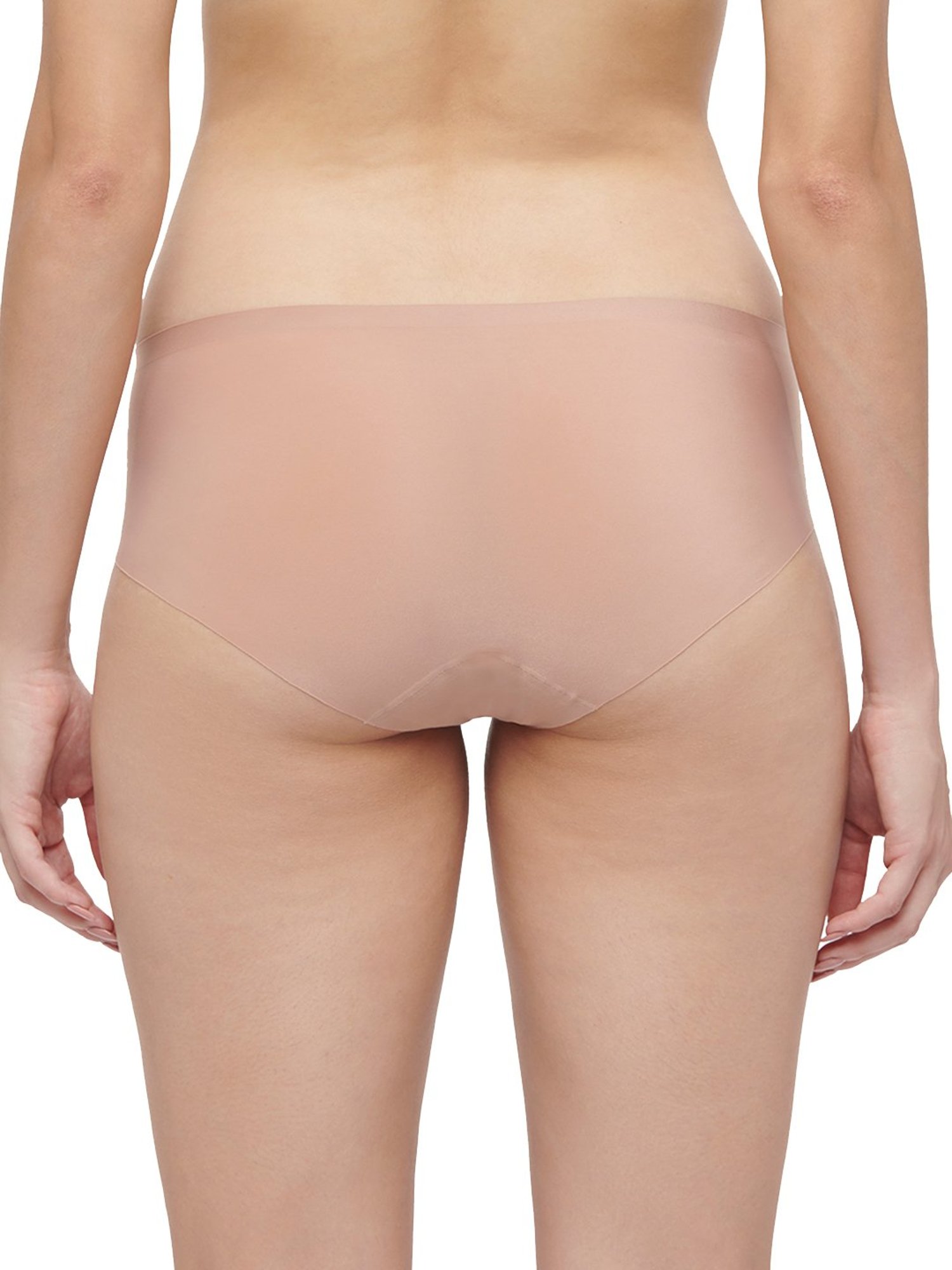 Triumph Beige & Purple Plain Hipster Panties - Pack Of 2
