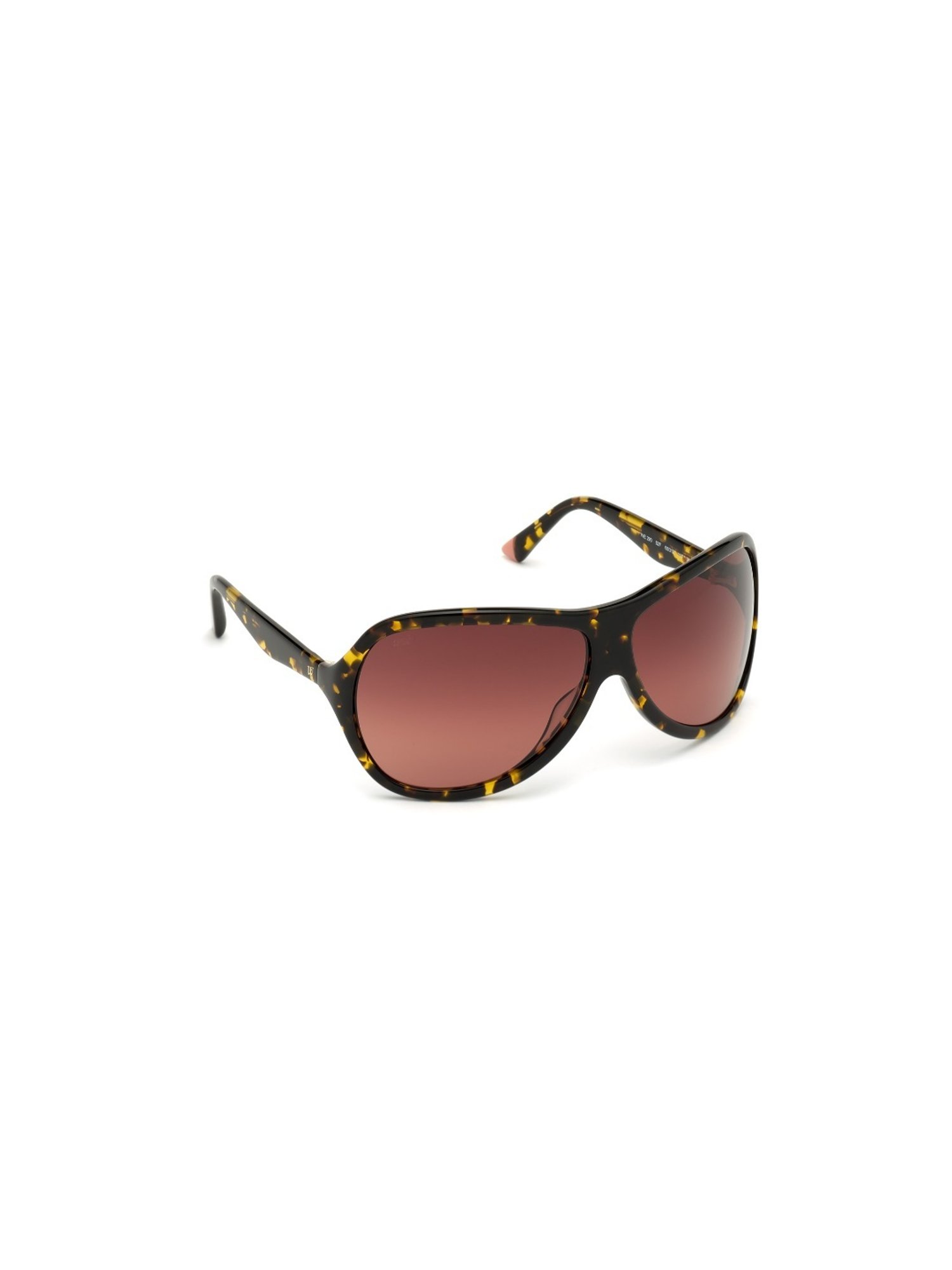 WEB EYEWEAR Brown Oversize Irregular Sunglasses for Women