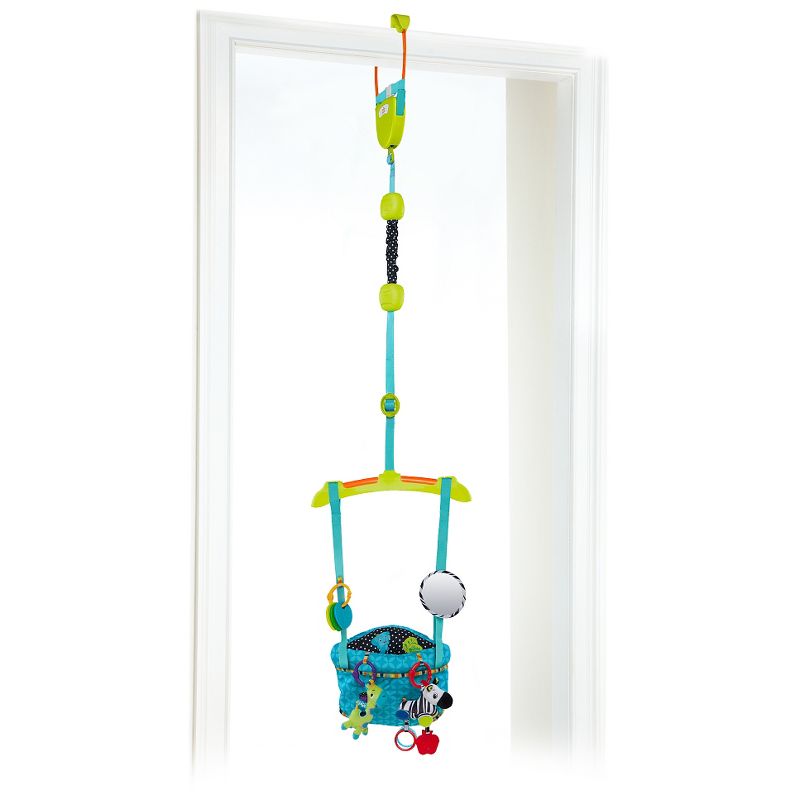 Evenflo Exersaucer Tiny Tropics 2-in-1 Baby Seat + Doorway Jumper