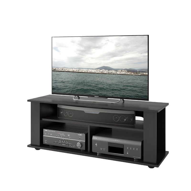 Bakersfield Ravenwood TV Component Stand Black 55" - CorLiving