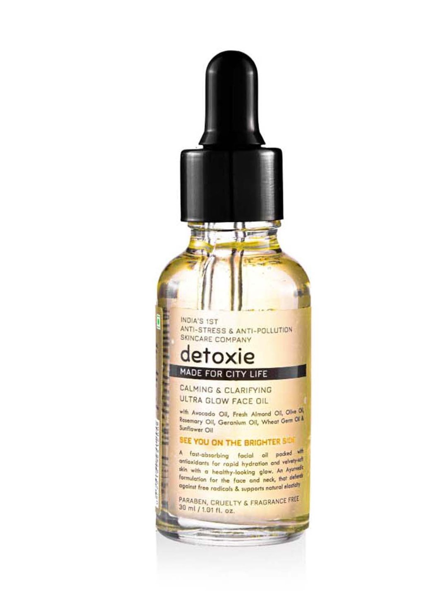 Detoxie Calming & Clarifying Ultra Glow Face Oil - 30 ml