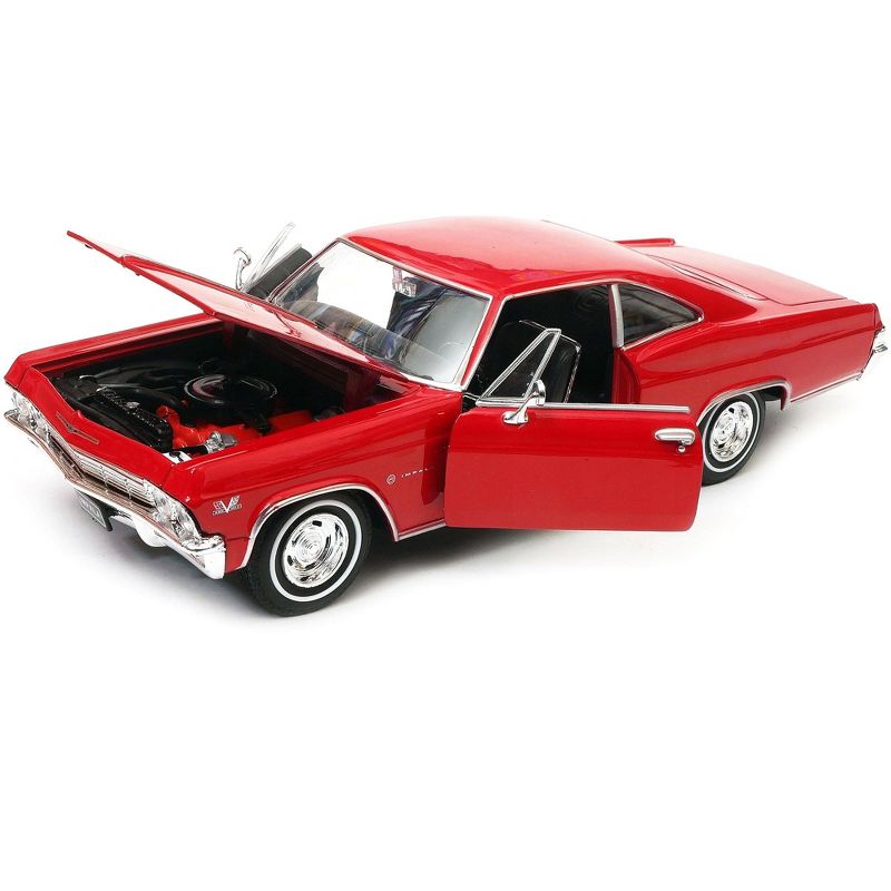 1965 Chevrolet Impala SS 396 Red 1/24 Diecast Model Car by Welly