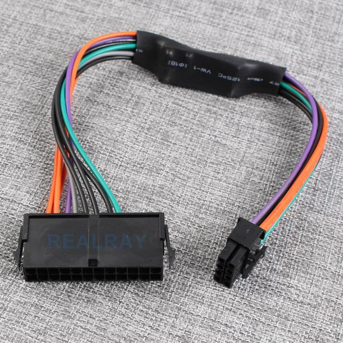 24-Pin to 8-Pin 18AWG ATX Power Supply Adapter Cable for  Optiplex Computers