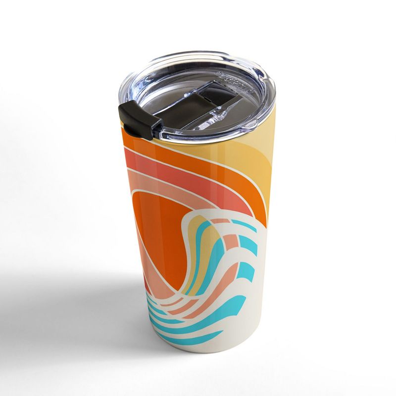 Gale Switzer Sun Surf 20 oz Stainless Steel Travel Mug - Deny Designs