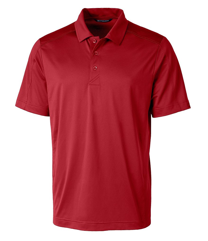Cutter & Buck Big & Tall Prospect Textured Performance Stretch Short-Sleeve Polo Shirt
