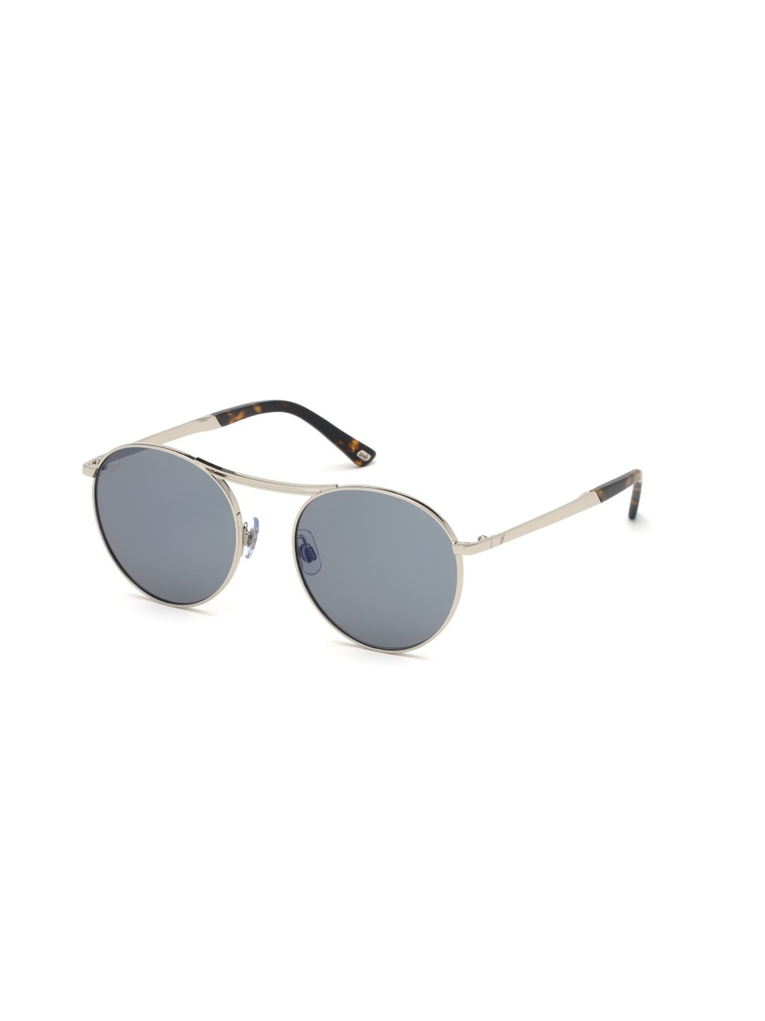 WEB EYEWEAR Grey Round Unisex Sunglasses