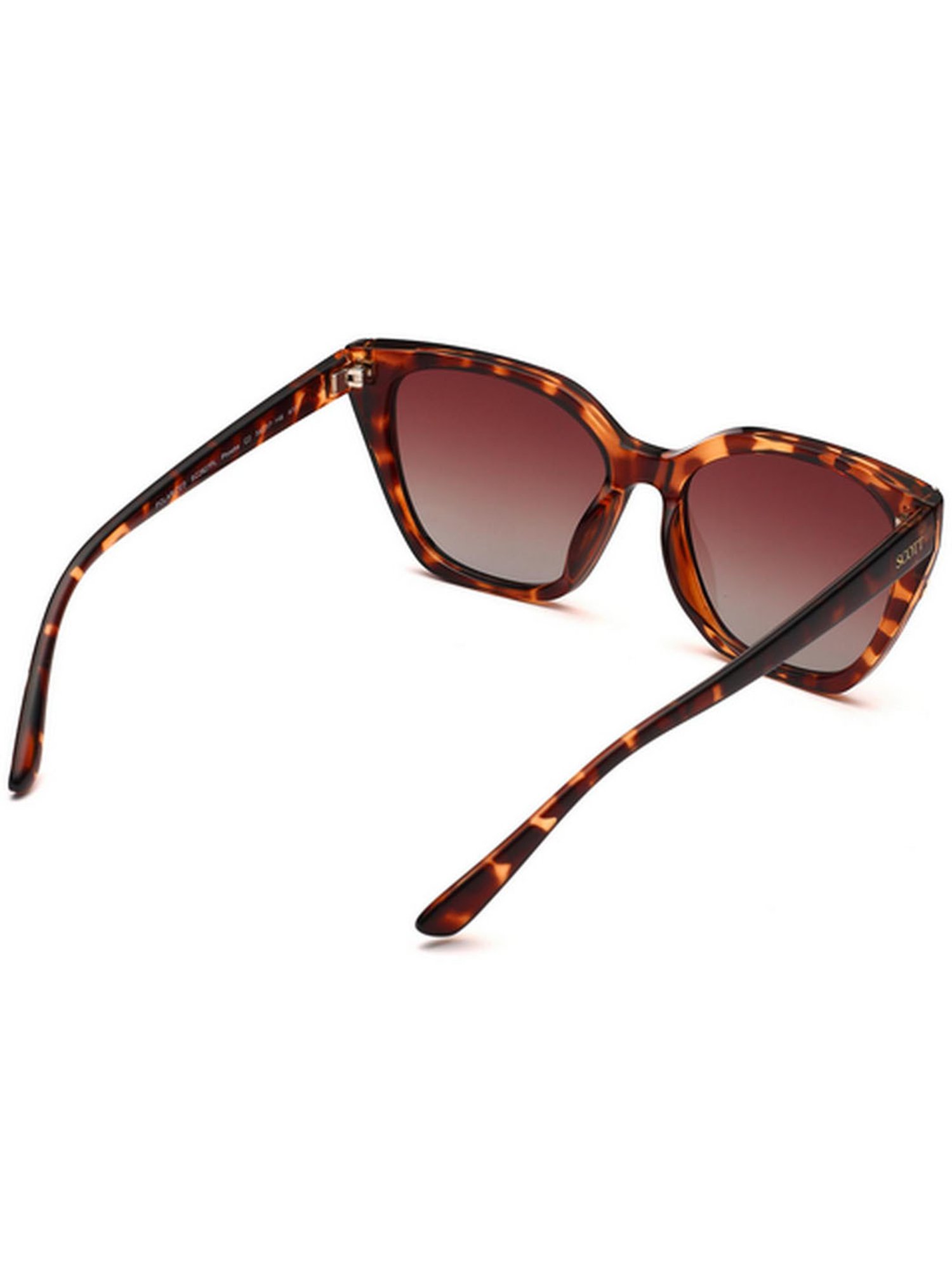 SCOTT Brown Square UV Protection Sunglasses for Women