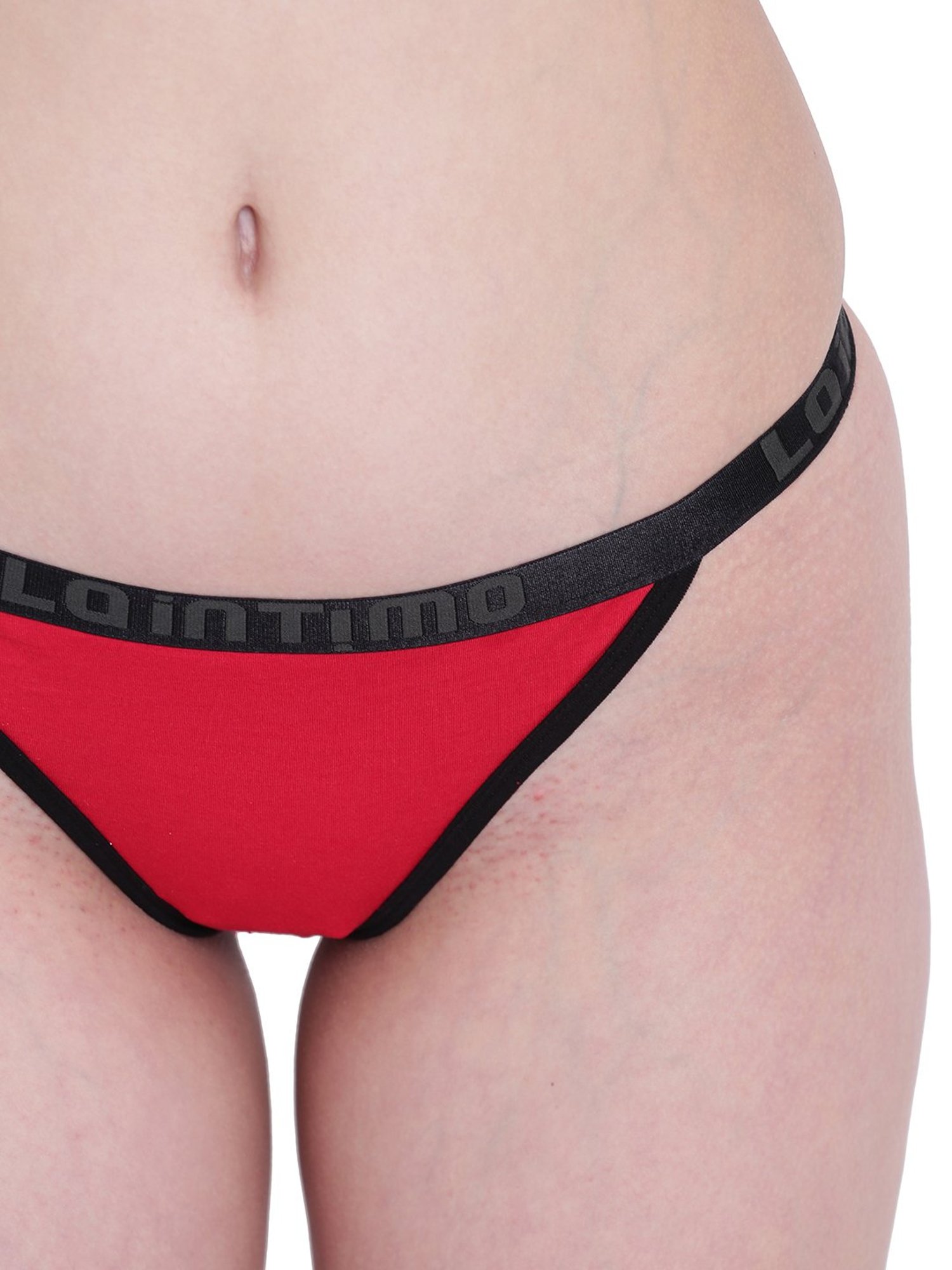 La Intimo Red Thong
