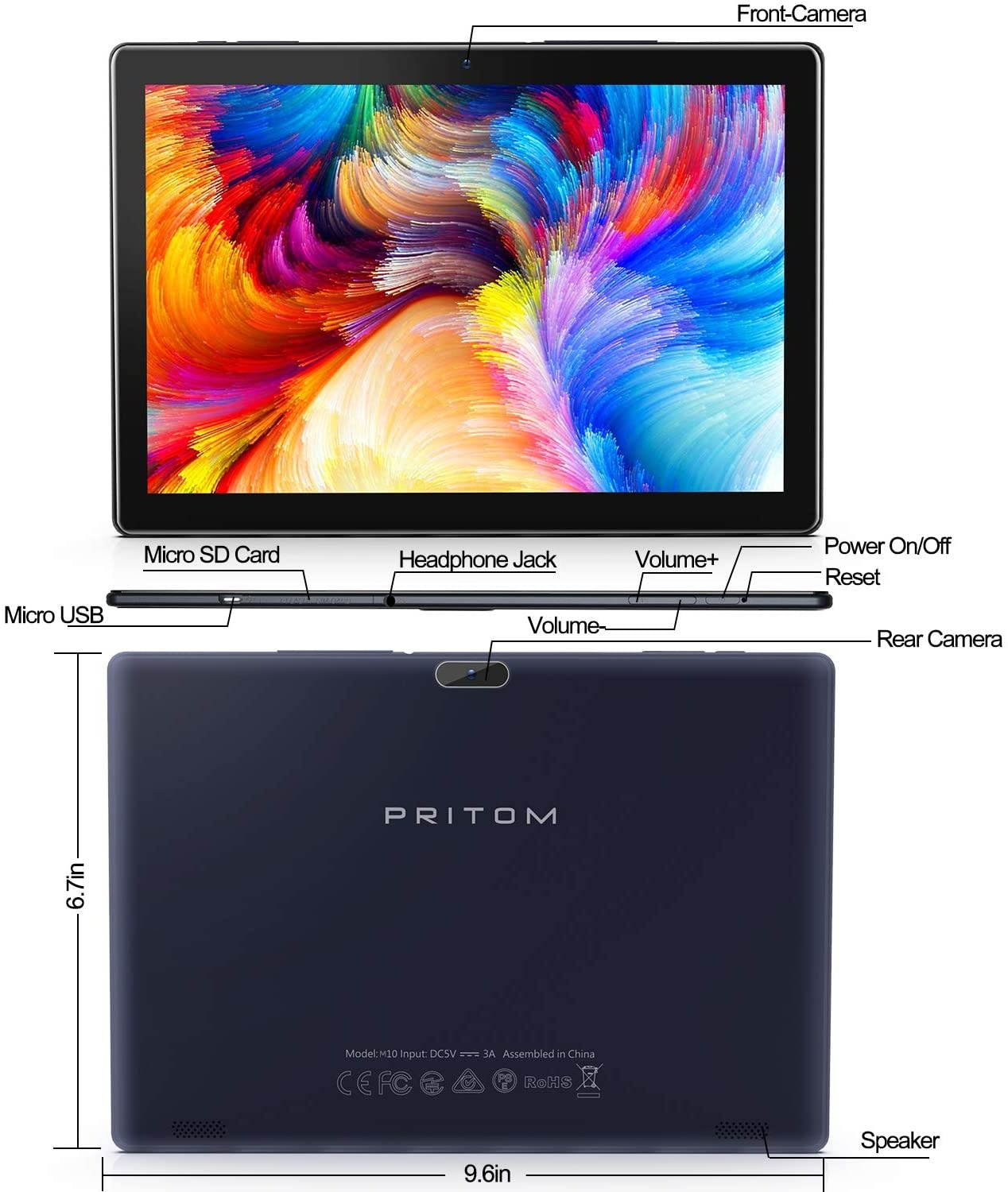 GAOMON PD1561 Pen Display with Tilt-Support Battery-Free 8192 Level Pen 10 Shortcut Keys HD Screen Drawing Tablet with Monitor Stand - 15.6 Inches